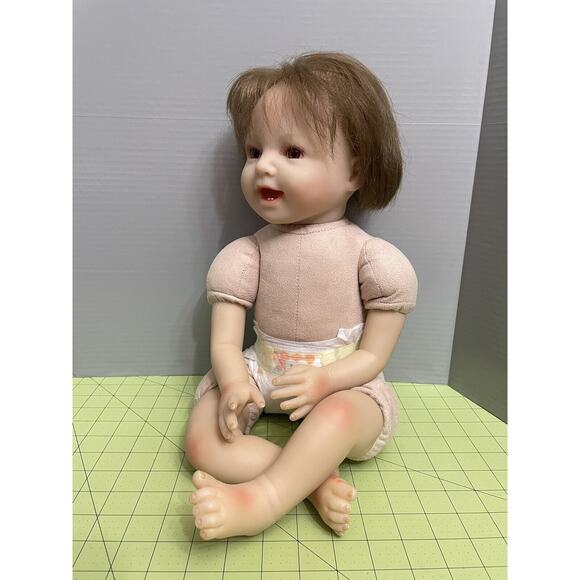 Kaydora Lifelike Realistic 20” Inch Handmade Vinyl Girl Baby Doll Rooted Hair - Picture 10 of 13